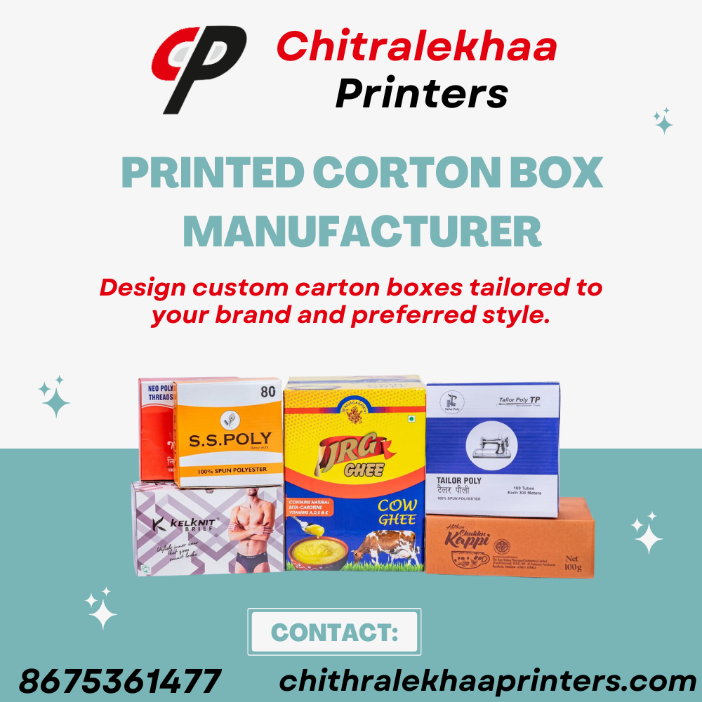 Printed Carton Box Manufacturer – Chithralekhaa Printers